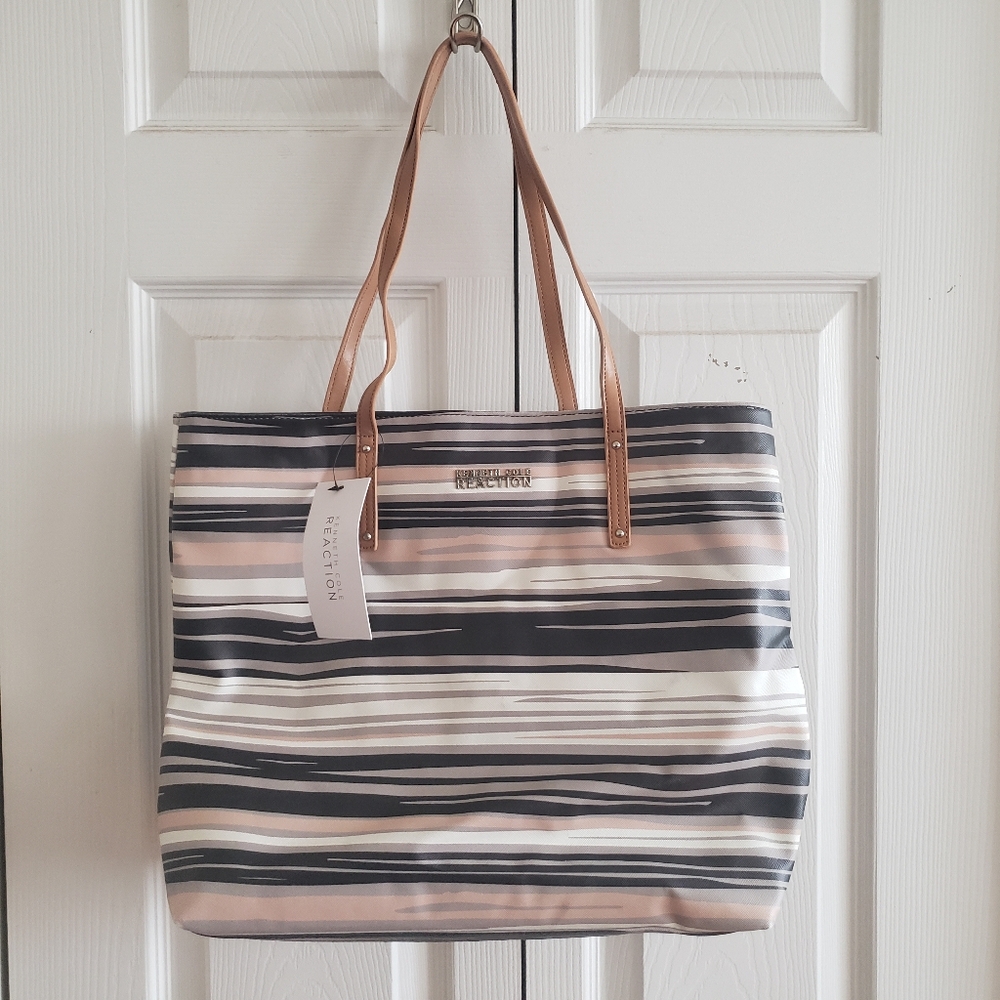 Kenneth Cole Striped Shoulder Bag